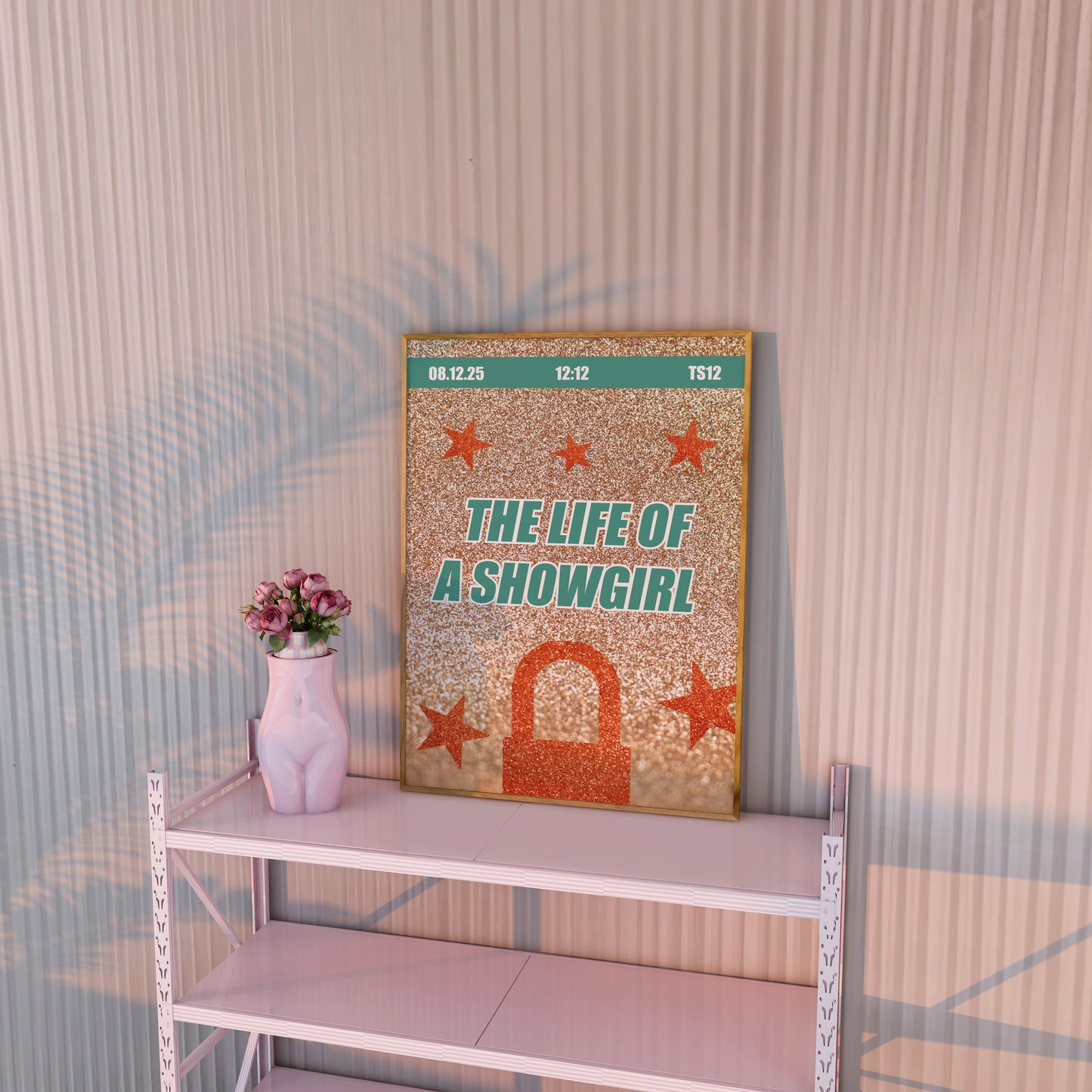 Glittery The Life Of A Showgirl Wall Art