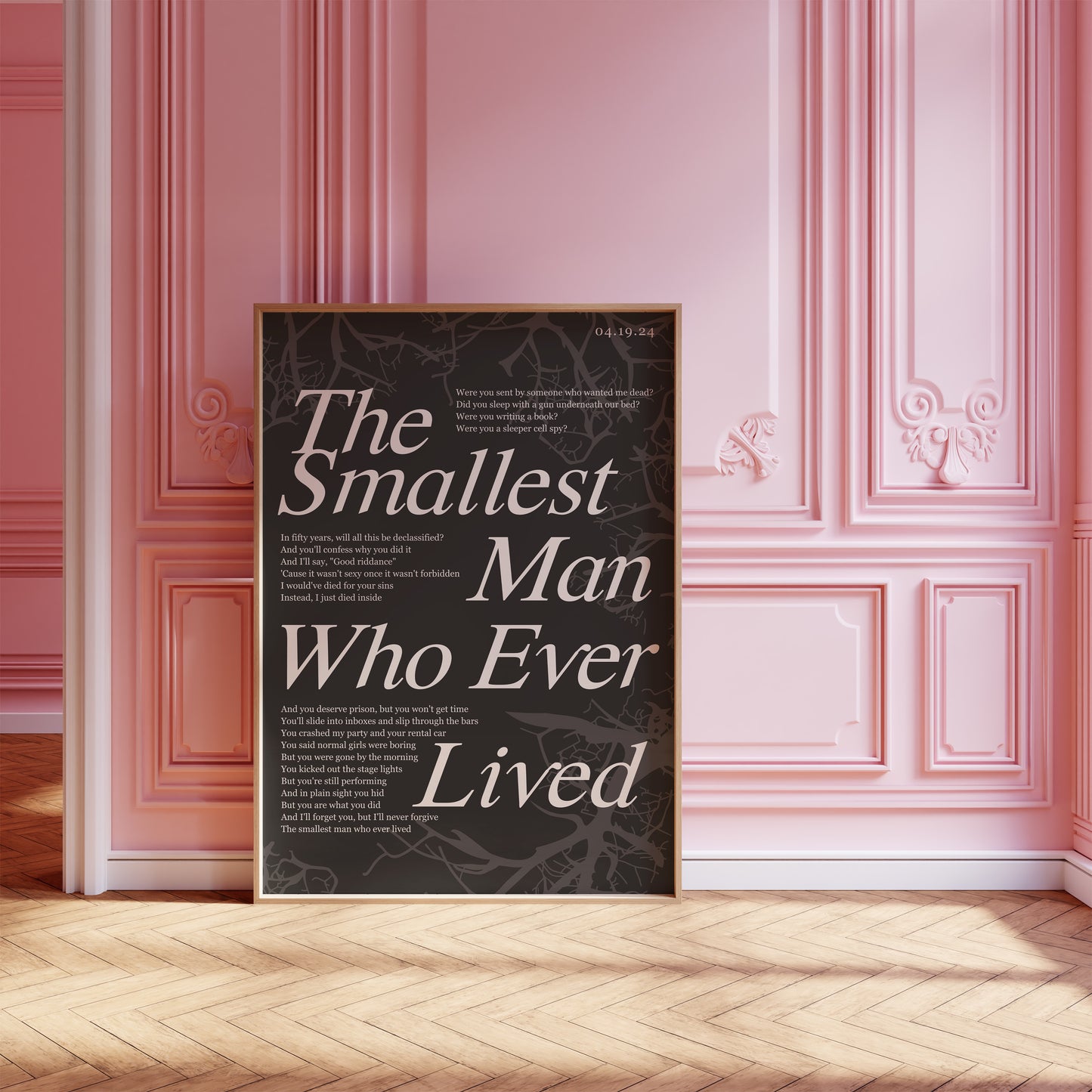 The Smallest Man Who Ever Lived Wall Art