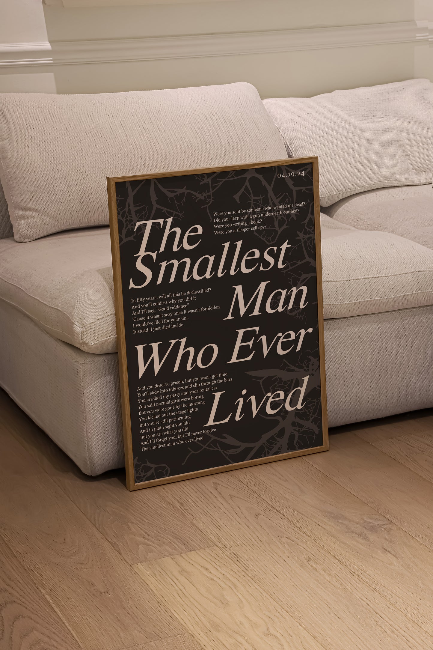 The Smallest Man Who Ever Lived Wall Art