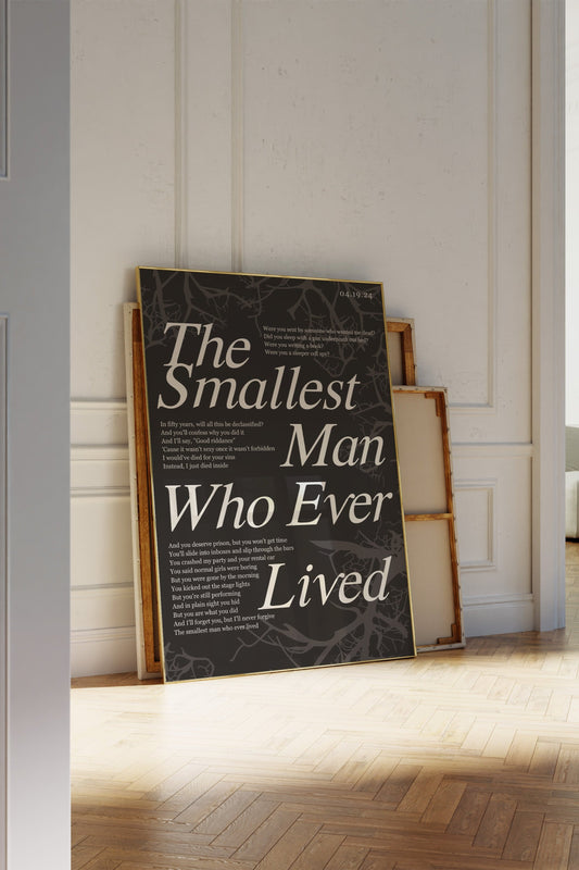 The Smallest Man Who Ever Lived Wall Art