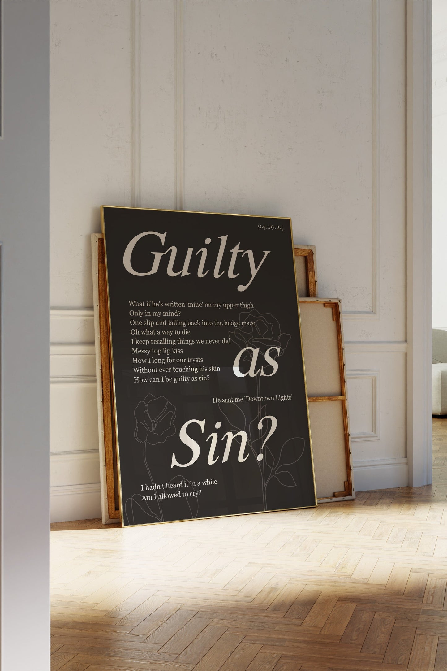 Guilty as Sin Wall Art