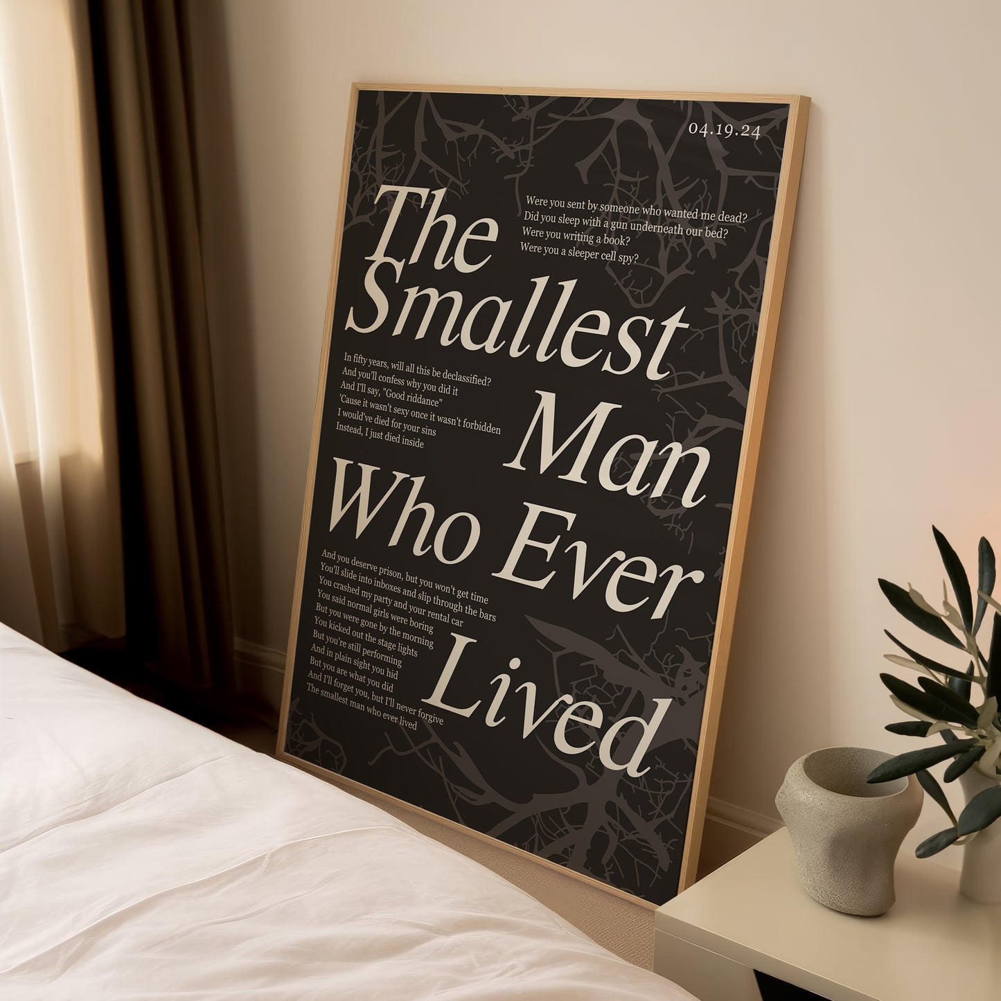 The Smallest Man Who Ever Lived Wall Art