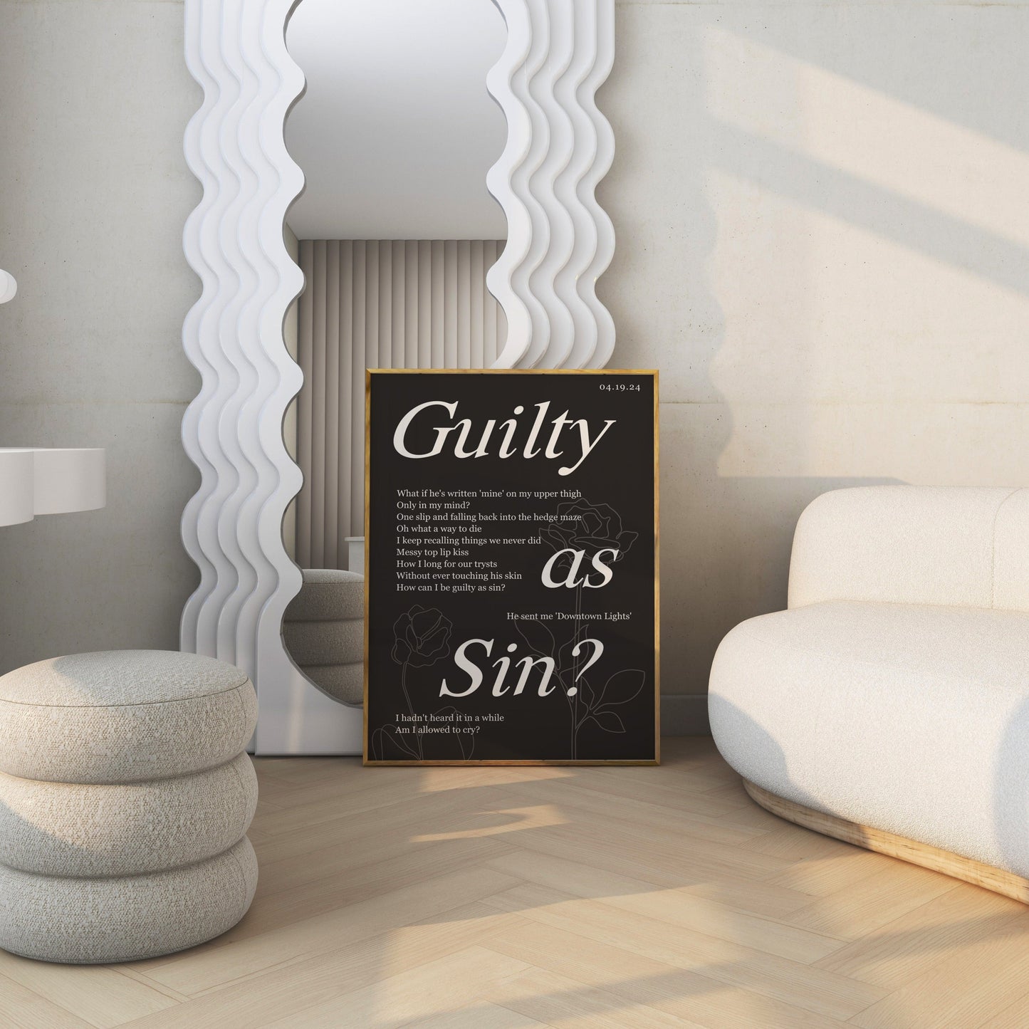 Guilty as Sin Wall Art